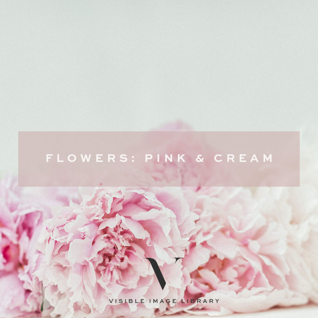 FLOWERS: Pink & Cream
